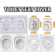 Heavy Duty Toilet Seat Cover With Soft Close Adjustable Hinge Penutup Mangkuk Duduk Tandas