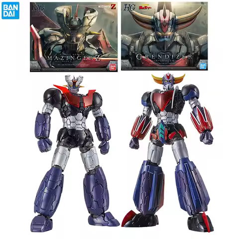 Bandai Mazinger Z Grendizer Action Figures HG Infinity 1/144 Scale Mazinger Z Anime Toys Assembled M