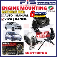 FIS Engine Mounting Kit Set Perodua Viva Kancil 660 850 1.0 Auto Manual With Bracket Mounting Enjin
