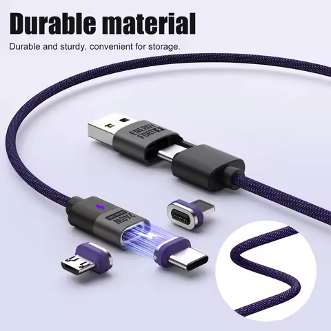 5A Magnetic Charging Cable Cable For OnePlus 10 9 Pro 9R 8 8T 7 6 Nord 3 2 65W Charging Cable Type-C