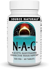 Source Naturals N-A-G 500 mg N-Acetyl Glucosamine For Joint Support And Intestinal Lining - 60 Table