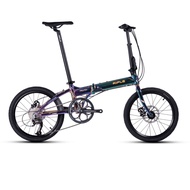 🔥Official SG RIFLE | HITO DISTRIBUTOR🔥 Model: RD10 9 Speed SHIMANO Foldable Aluminium Bike &lt;11+ KG (Holographic)