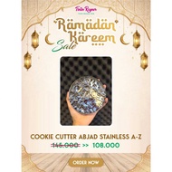 ABJAD COOKIE CUTTER (STAINLESS)