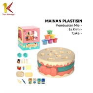 Satu Keluarga Mainan Cetakan Playdough Set Anak M304 M305 Mainan Edukasi Plastisin Mesin Noodle Make