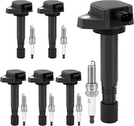 PZ Ignition Coil Pack and Iridium Spark Plugs Compatible with Acura MDX ZDX 2010 2011 2012 2013 3.7L