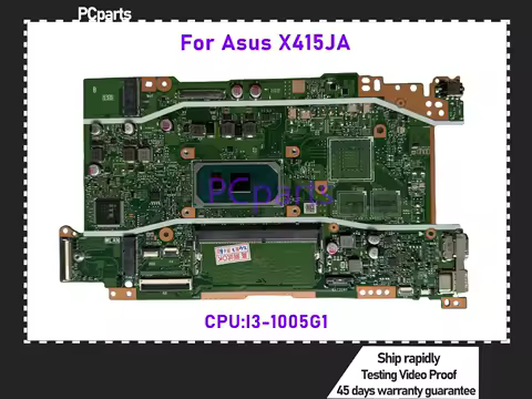 PCparts Refurbished For ASUS X415JA X415JP X415JF V5200JA Laptop Motherboard I3-1005G1 CPU 4GB RAM M