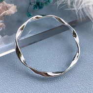 Mobius Ring Silver Bracelet Sterling Silver 9999 Female Fashion Young Style Closed Lettering Silver 