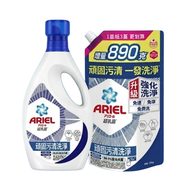 ARIEL超濃縮抗菌洗衣液800G+1690G (頑固污漬洗淨)