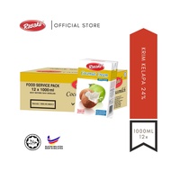 [CARTON DEAL] RASAKU Coconut Cream 24% 1000ml (1 Carton/12 Unit)