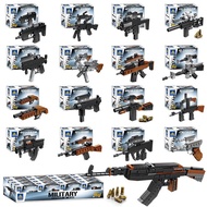Kaizhi Compatible Lego Building Blocks Mini Eating Chicken 16 in 1 Mauser 98K Building Block Gun Mod
