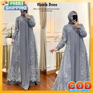 Bj Party Invitation Gammis Dreas Syari Simple Gamis Clothes for Mothers to Study Groups Famis Dress 