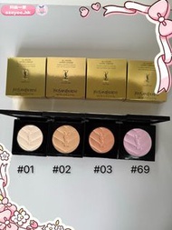 🔥包順豐 szeyee_YSL 聖羅蘭 ALL HOURS 白色菱格皮革高光粉餅 YSL All Hours Hyper Luminize Highlighter 5g