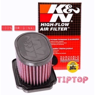 K&N AIR FILTER YAMAHA MT07 ( YA-6814 YA6814 ) MT-07  HIGH FLOW KN CLEANER BOX KOTAK ANGIN TAPIS TALI