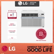 [COOL CHOICE] LG 1.0 HP Window Type Aircon Non-inverter LA100CC with Clean Filter Indicator + Remote Control (Free Gift)