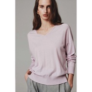 DPS Genuine Korean Dongdaemun Korea Daigou elborn Mercerized Merino Wool 100% V-Neck Top coco m.moi 