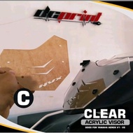 AEROX V1 V2 CLEAR VISOR YAMAHA AEROX 155 ACCESSORIES