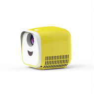 Others - L1微型迷你投影儀家用LED便攜式高清1080P手持兒童小型投影機（黃色）