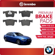 BREMBO Front Pads (L+R) - BMW F30'12 328i,330i,BMW F30'12 SPORT,BMW X3 F25,X4 F26,BMW F32 428i 2.0