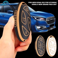 OPENMALL Car TPU Key Case Shell Fob Holder Key Cover Accessories for New Kona SX2 for Hyundai IONIQ 6 New Grand Prix GN7 E6W1
