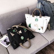 Starbucks กระเป๋าสตาร์บัค ถุงผ้า กระเป๋าผ้าสตาร์บัค กระเป๋า starbucks กระเป๋าผ้า canvas กระเป๋าผ้าแคนวาส👜 JIA SHOP NO:xbk2