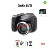 FUJIFILM FinePix S5700 7.1MP Digital กล้องดิจิตอล Camera 10X Long Zoom Lens 2.5” LCD 4X AA Battery ม