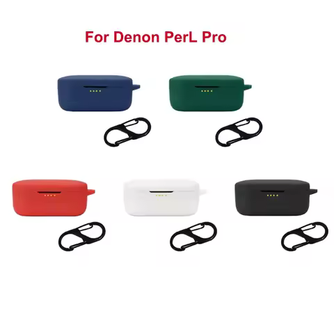 Earphone Shockproof Silicone Protective Cover for Denon PerL Pro Wireless Earbud Anti-dust Washable 