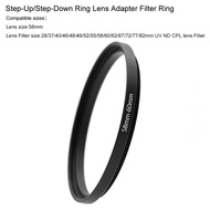 58-28/37/40.5/42/43/46/48/49/52/55/58/60/62/67/72/77/82mm Step-Up/Step-Down Ring Lens Adapter Filter