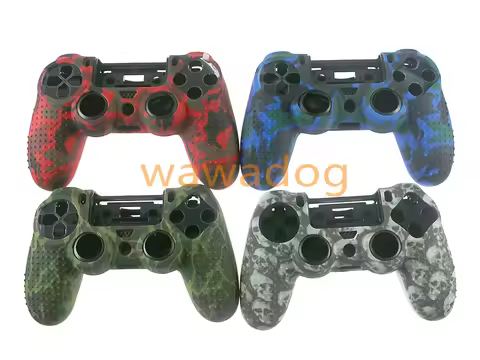 16pcs For SONY Playstation 4 PS4 Controller Anti-slip Protection Case Soft Silicone Gel Rubber Skin 