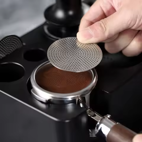 Espresso Puck Screen Coffee Filter Reusable Coffee Puck Screen 304 Stainless Steel Coffee Filter 51/