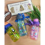 AUTUMNZ 350ml/12oz Straw Water Bottle Kids Bottle Kids Water Bottle Botol Minum Air Kanak-Kanak Boto