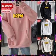 ⚡Ready Stock⚡ Drew Hoodie Man Hoodie Women Baju Hoodie Lelaki Baju Viral Jaket Lelaki Jaket Perempua