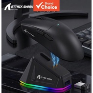 Attack Shark X11 PC Tetikus Permainan Tanpa Wayar Attack Shark X11 Tri-Mod 3 Mod Ultra-Ringan untuk 