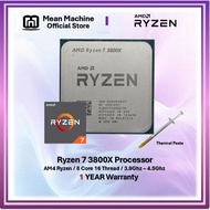 AMD RYZEN 7 3800X Gaming 8 Core 16 Thread 4.4GHZ AM4 Processor (Free Thermalpaste)