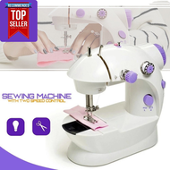 Sewing Machine Mini Sewing Machine Mini Handheld Sewing Machines Dual Speed Double Thread Multifunction EU/US/UK Electric Automatic Tread Rewind Sewing Machine Handheld Sewing Machine