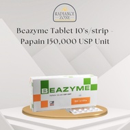 BEAZYME Tablet 10's/strip -Papain 150,000 USP Unit