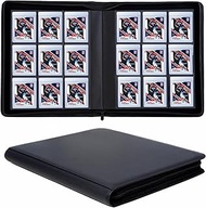 9 Pockets Card Binder for Semi Rigid Card Holders, Ringless Card Binder Album Holds 360Pcs Hard Slee