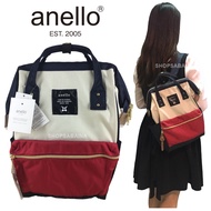 Authentic Anello 1 Backpack Canvas Fabric F-Tricolor (Plus A Doll)