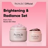 [Bundle of 2][Arencia] Brightening & Radiance Set, Rosehip Rice Mochi Cleanser 120g, Red smoothie Se