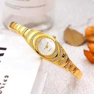 New ladies watch mother-of-pearl face bracelet watch diamond-studded ladies watch bracelet watch female performance goods