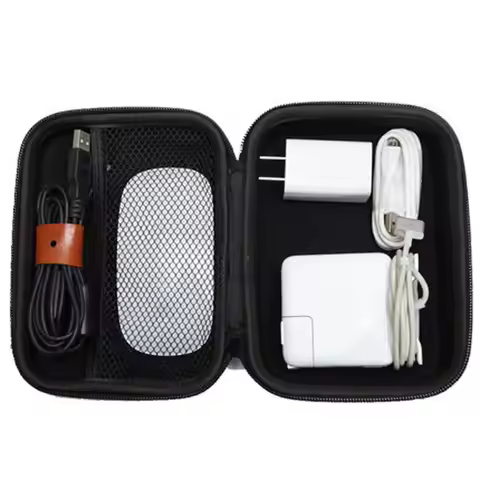 EVA Hard for Case for Apple Pencil,Magic Mouse,for Magsafe Power Adapter Magnetic Charging Cable,Tra