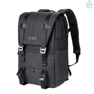 K&amp;F CONCEPT Fashion Camera Backpack Waterproof Camera Bag 20L Large Capacity Camera Case with 15.6 Inch Laptop Compartment Tripod Holder Rain Cover for Women Men P[19][New Arrival]