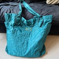 Marc by Marc Jacobs Nylon Tote bag 藍綠色大尼龍袋