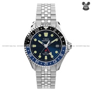TIMEX TW2Y64000 Men's Analog Watch DEEPWATER MERIDIAN 200 GMT Date Magnifier Automatic 42mm SS Brace