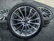 平治 S450原廠20吋輪轂 + 倍耐力輪胎