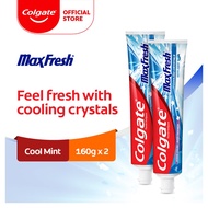 Colgate Max Fresh Cool Mint Toothpaste Value Pack (160g x 2)