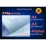 230g Art Card/Glossy Card/A4/A4/A3plus 100pcs