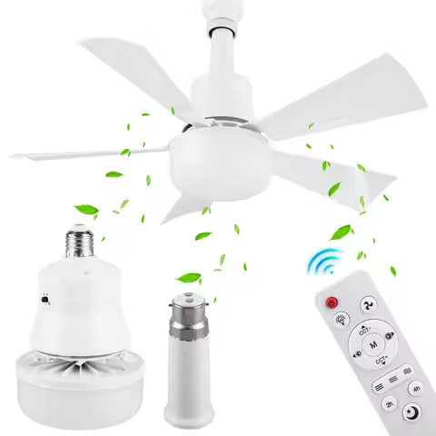 Ceiling Fan Lighting Dimmable Light Color Temperature Modern Ceiling Mount Remote Control 30/40W Sma