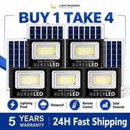【Buy 1 Take 4】 500000W Solar Light with Power Display Solar Lamp IP68 Outdoor Waterproof Street Ligh