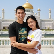 KATUN BRUNEI BRUNEI DARUSSALAM SOUVENTURE T-SHIRT AUTHENTICTAG 30s COMBED COTTON MATERIAL PREMIUM GI