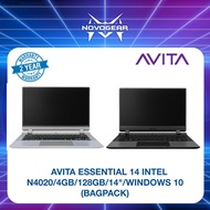 AVITA ESSENTIAL 14 AVT-NE14A2MYC43B-CGBB/LBAB/- GREY/BLACK(INTEL N4020,4GB,128GB,14",WINDOWS 10)